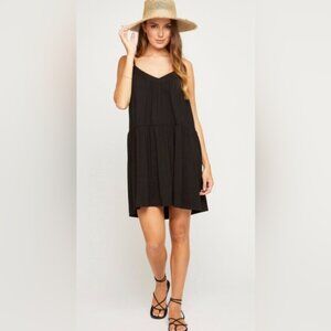 Gentle Fawn Black Gemini Dress   M